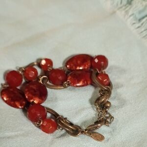 Red Beaded Bracelet - Women's Fashion Jewelry